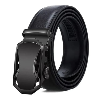 Fashion Business Men's Belt Genuine Luxury Brand Belt Metal Buckle Belt High-Quality PU Leather Soft Belt With Cargo Pants Jeans
