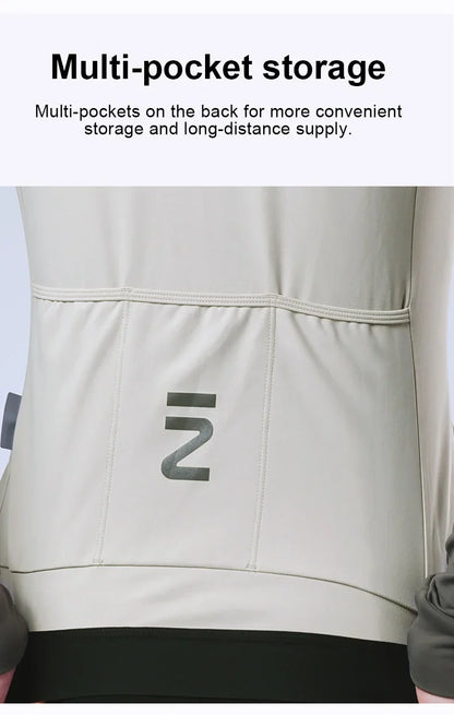Fleece Men's Cycling Jersey  Winter Cycling Sets Warm Long-sleeved Suit Soad Bike Bicycle Jacket Overalls Riding Suit