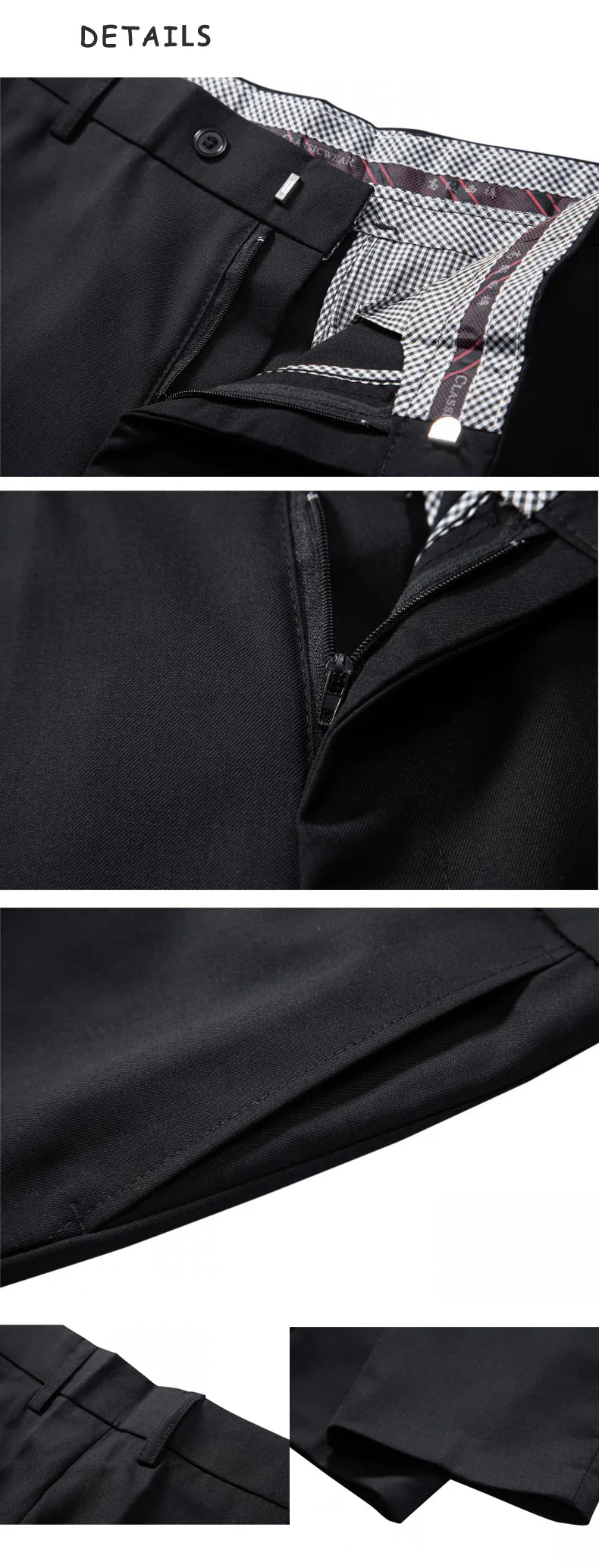 Mens Dress Pants Slim Fit Slacks for Men Business Casual Formal Pants Wedding Plain Men's Wrinkle-Resistant Dress Pant Party