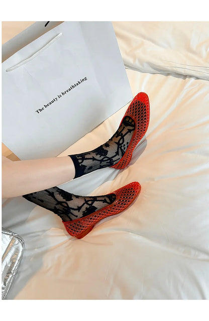 Kids'Casual Shoes Sandals Summer Princess Jelly Shoes Baotou Beach Shoes Soft soled Crystal Shoes New Style Size 35-40