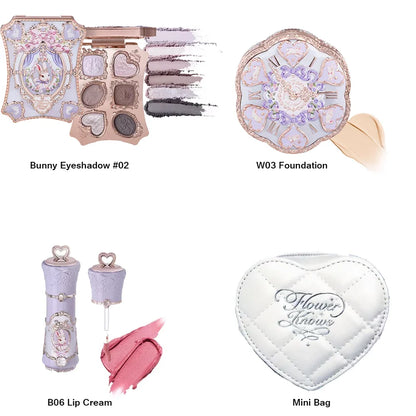 All In One Makeup Set Gift Box Garden Cushion Cream Foundation Matte Blush Long Lasting Velvet Lip Cream With Bag