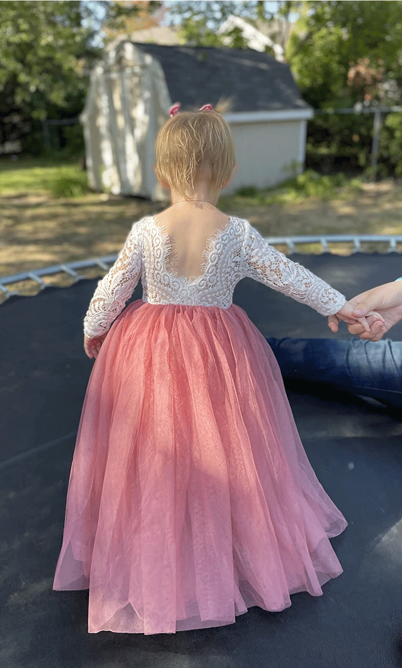 Vestido de Festa Princesa Renda para Menina Bebê Crianças Vestidos de Aniversário de Casamento de Verão Roupa Infantil 2 4 6 8 10 12 14