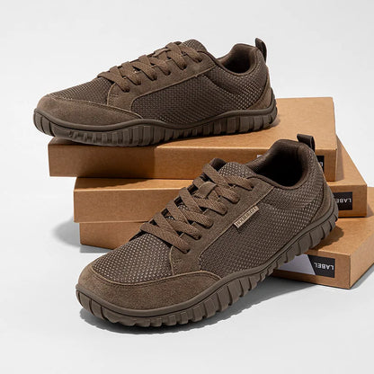 Mens Womens Walking Shoes Wide Toe Comfortable Casual Running Sneakers Lace Up Mesh Lightweight Shoes
