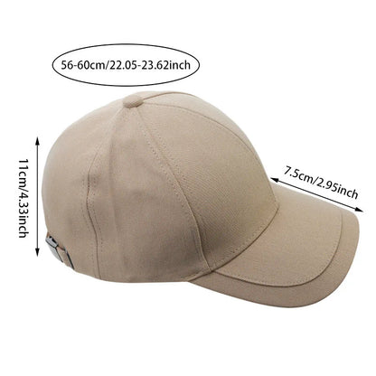 Dry Quickly Sun Cap Woman Outdoors Casual Sport Hat Men Big Size Baseball Caps 60-65cm