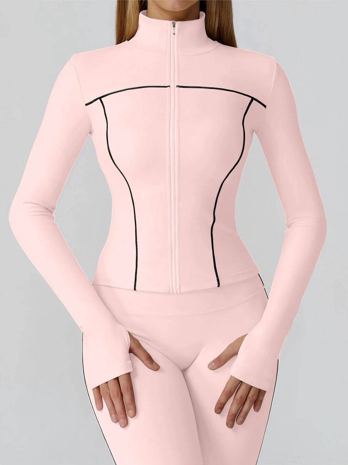 Yoga Set 2PCS Sports Outfits Women Clothes Fitness Tracksuit Gym Legging Workout Long Sleeved Female Bra Yoga Suit Sportswear