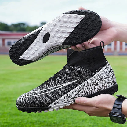 Superfly FG Football Boots Outdoor Soccer Cleats Shoes Soft Sport Professional Shoes Breathable Comfortable Boots Plus Size