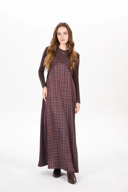 elegance slip satin dress + knitting cross top +mockneck woman clothing set adjustable maxi floor length