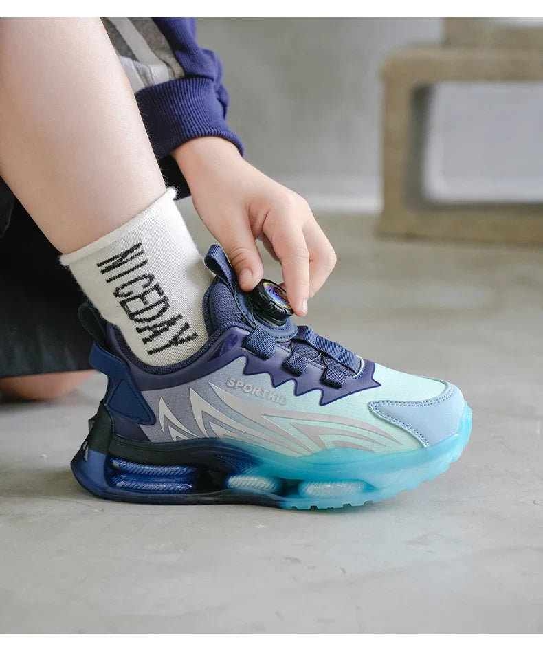 Boys Sports Sneakers Kids Athletic Shoes Outdoor Running Tennis Basketball Casual Walking Footwear Non-slip Size 29-39