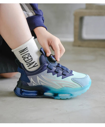Boys Sports Sneakers Kids Athletic Shoes Outdoor Running Tennis Basketball Casual Walking Footwear Non-slip Size 29-39