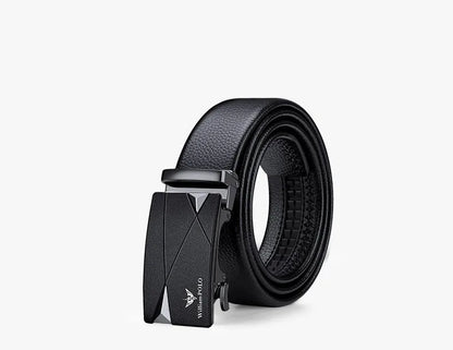 Men's cowhide casual pants belt, automatic buckle business belt, fashionable formal versatile belt