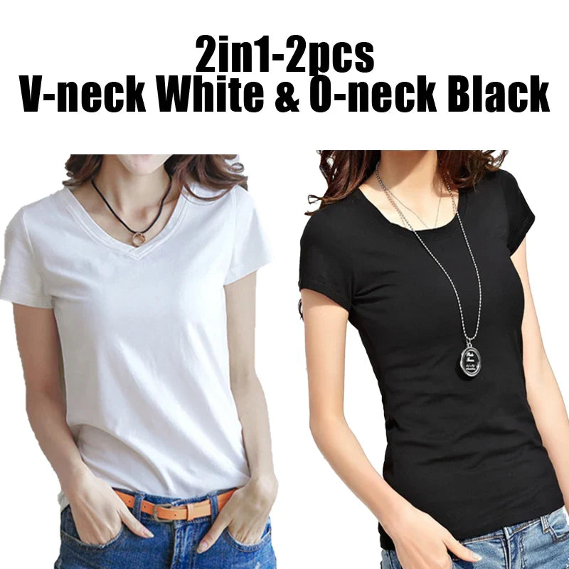 O Neck V Neck Short Sleeve Shirt Women Winter Bottoming Crop Tops Black Casual  Slim Basic Velvet Heating Fiber Thermal T-Shirts