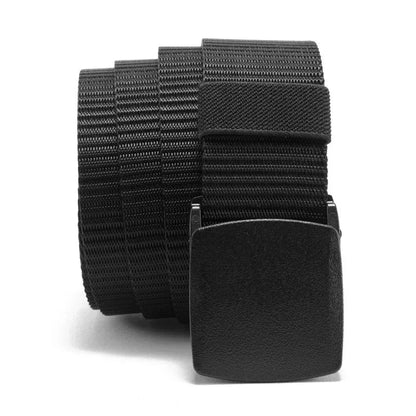 2PCS Automatic Buckle Nylon Belt Outdoor Hunting Multifunctional Tactical Canvas Belt High Quality Men Belt