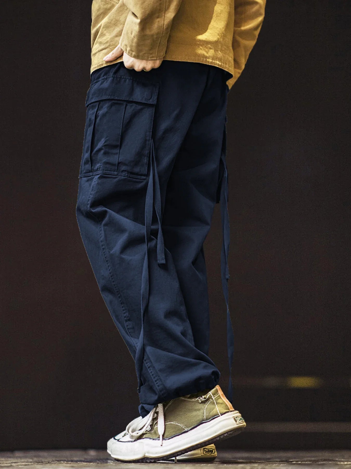 Vintage M51 multi-pocket tactical pants, men's pure cotton cargo pants, outdoor casual long pants for spring, autumn and winter