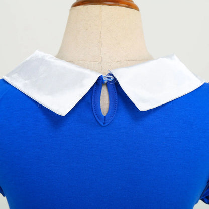 Vestido de Luxo Princesa Branca de Neve com Capa para Meninas Fantasia Infantil Cosplay de Fada Roupa de Carnaval para Crianças Vestido de Halloween
