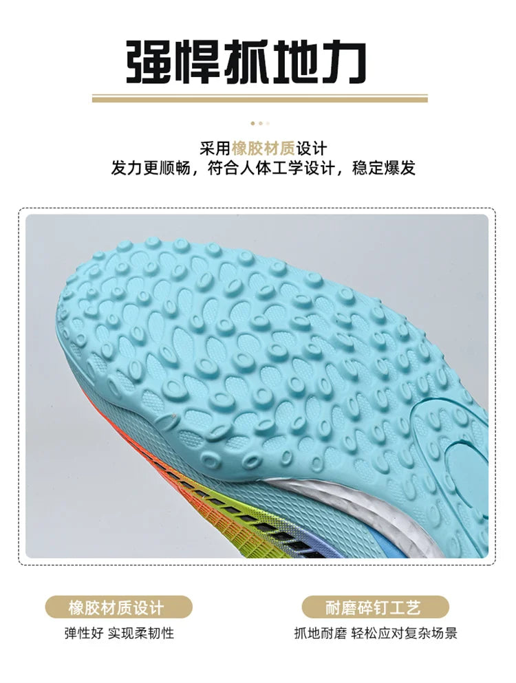 Mens Soccer Shoes TF/FG High Ankle Football Boots Kids Women Outdoor Sports Shoes Multicolor Training Match Athletic Sneakers