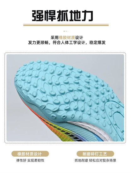 Mens Soccer Shoes TF/FG High Ankle Football Boots Kids Women Outdoor Sports Shoes Multicolor Training Match Athletic Sneakers
