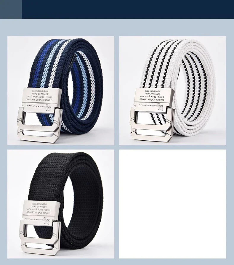 Brand New Canvas Belt Outdoor Tactical Belt Unisex High Quality Canvas Belts for Jeans Male Luxury Casual Straps