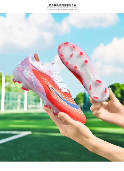New Men Professional Soccer Shoes Unisex Ultralight Football Boots Training Wholesale Breathable Indoor Futsal Drop Shipping