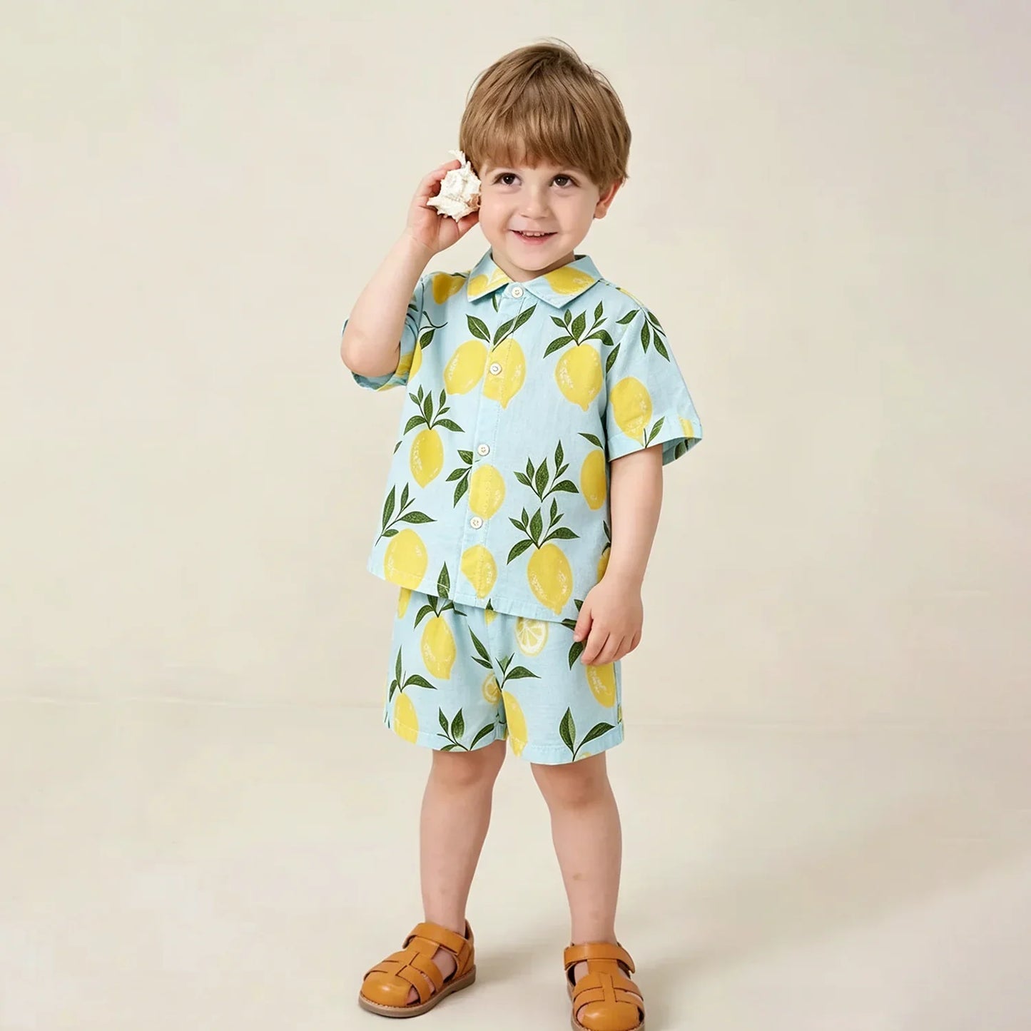 Fashion Kids Clothes Suit Summer Casual Organic Cotton Kids Tshirt + Shorts Toddler Baby Short Sleeve Outfits