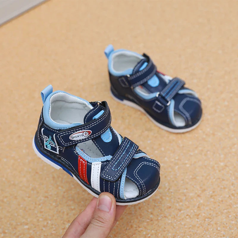 Summer New Sandals Boys Shoes Children Beach Shoes Non-Slip Closed Toe baby Sandals