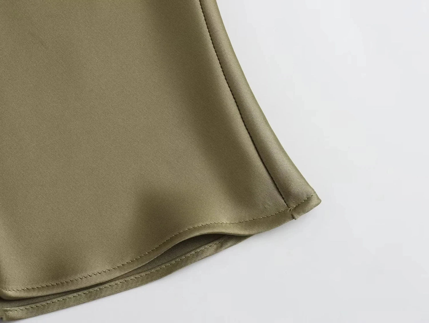 2024 Y2K Casual Women Long Skirt Spring Elastic High Waisted A-Line Casual Female Satin Skirts High Street Lady Skirts