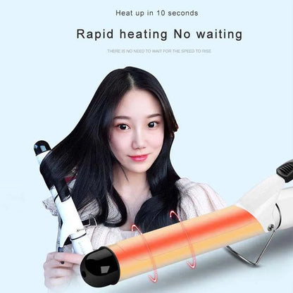 Professional Big Wavy Hair Curler Quick Heating Up Electric Nano Ceramic Curler 25Mm Curler Professional Curler Styling Tool