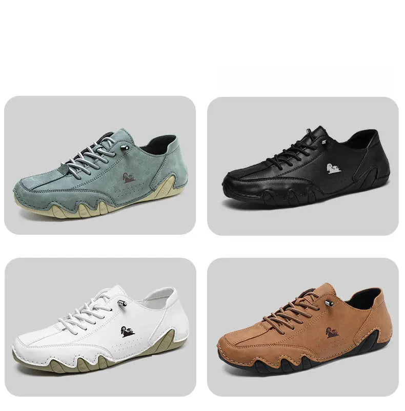 Men's shoes four season new plus size casual shoes fashion low-top soft sole breathable outdoor shoes men's sports walking shoes