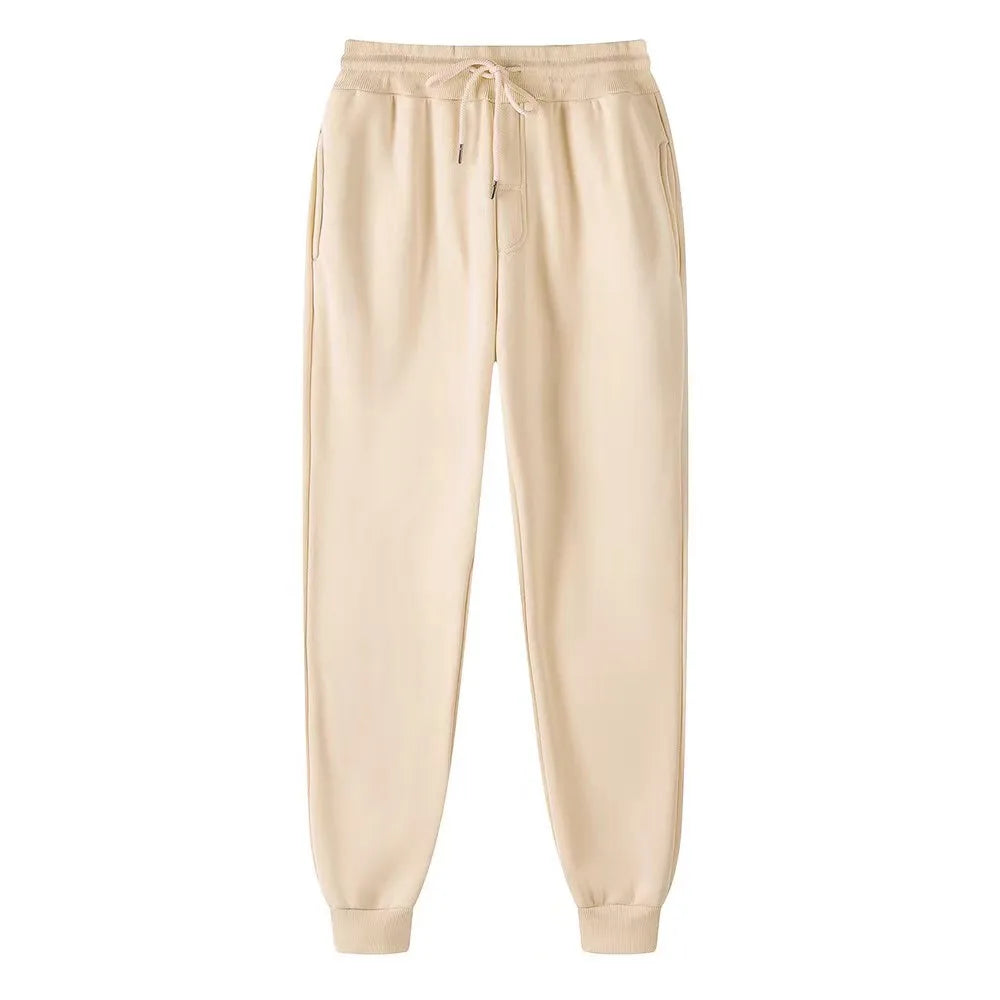 Sweatpants Spring Autumn Cotton Long Pants Jogger Trousers Casual Sports Men's and Women's Fitness Solid Jogging Running pants