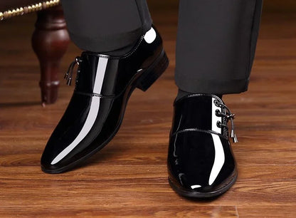 Leather Casual Social Shoe Male Official Business Gentleman New Men's Formal Shoes Footwear Suit 2025 Style Cheap Liquidation 39