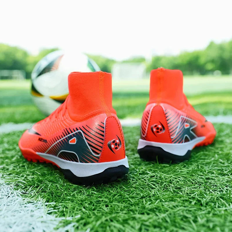 New Men Women Professional Football Boots Training Cleats Sport Sneakers Trainer Lightweight Grass Non-slip Match Soccer Shoes