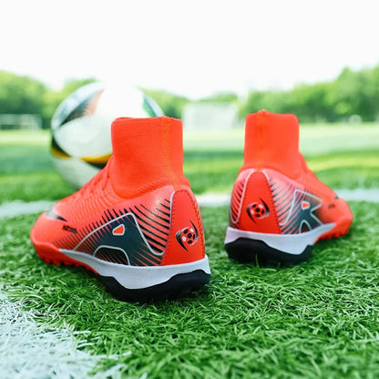 New Men Women Professional Football Boots Training Cleats Sport Sneakers Trainer Lightweight Grass Non-slip Match Soccer Shoes