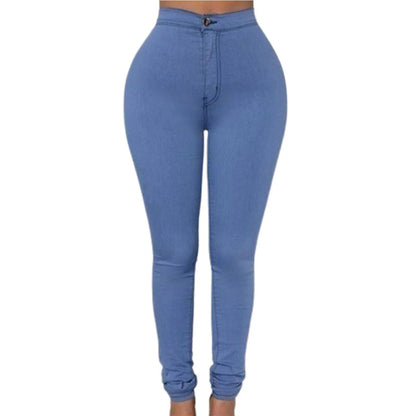 High Waist Women's Skinny Fit Denim Jeans