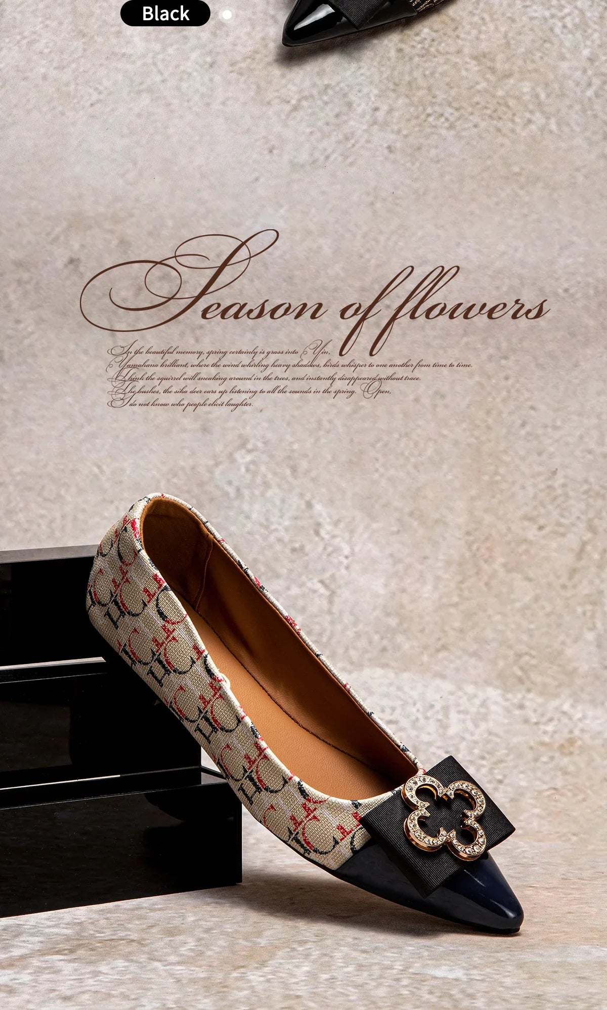Flat Shoes 2025 Women's  New Pointed Shoes Bow Flat Shoes Woman Commuter