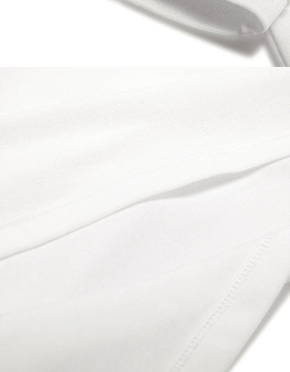 New Men's Solid Color Polo Shirt Short Sleeve Lapel Button Tshirts Summer Men Casual Streetwear Lightweight Tops
