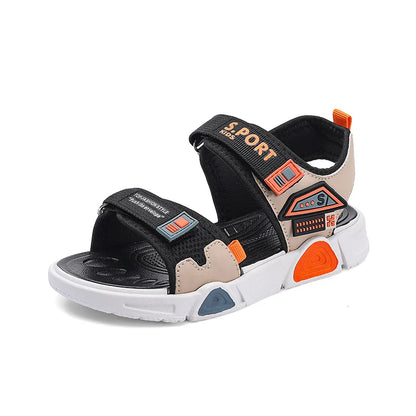 Children's sandals cartoon soft-soled non-slip boys' sandals in summer hook and loop fashion girls' sandals 4-10 years old 38