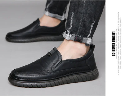 Mocassim Penny Retrô Couro Bovino Genuíno Sapatos Clássicos Costura Confortável Masculino Casual Slip-on Clube Festa Primavera Verão