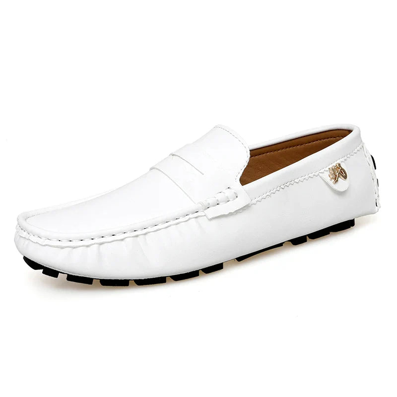 2025 New Handmade Beanie Shoes Men's Soft Sole Lazy Korean Style Trbottomy Easiest for Match Casual Slip-On Driving