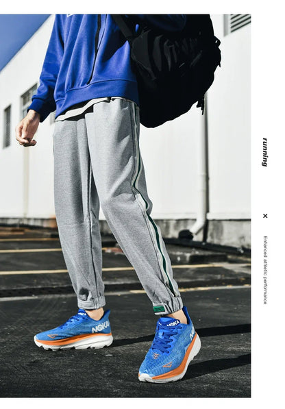 Men's Running Shoes Jogging Cushioning Outdoor Luxury Shoes Trainer Race Breathable Couple Non-Slip Sneakers Mesh Off-road Shoes