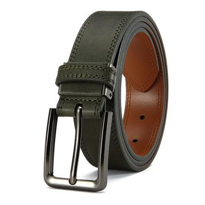 Men's PU Leather Belt Fashion Automatic Buckle Belt for Popular Business High Quality Male Belt Multi Color 105 115 125 135cm