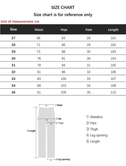 2026 New Gray Skinny Jeans Men's Slim Elastic Korean Fashion Vintage Casual Feet Male Clothing Denim Trousers 27-36