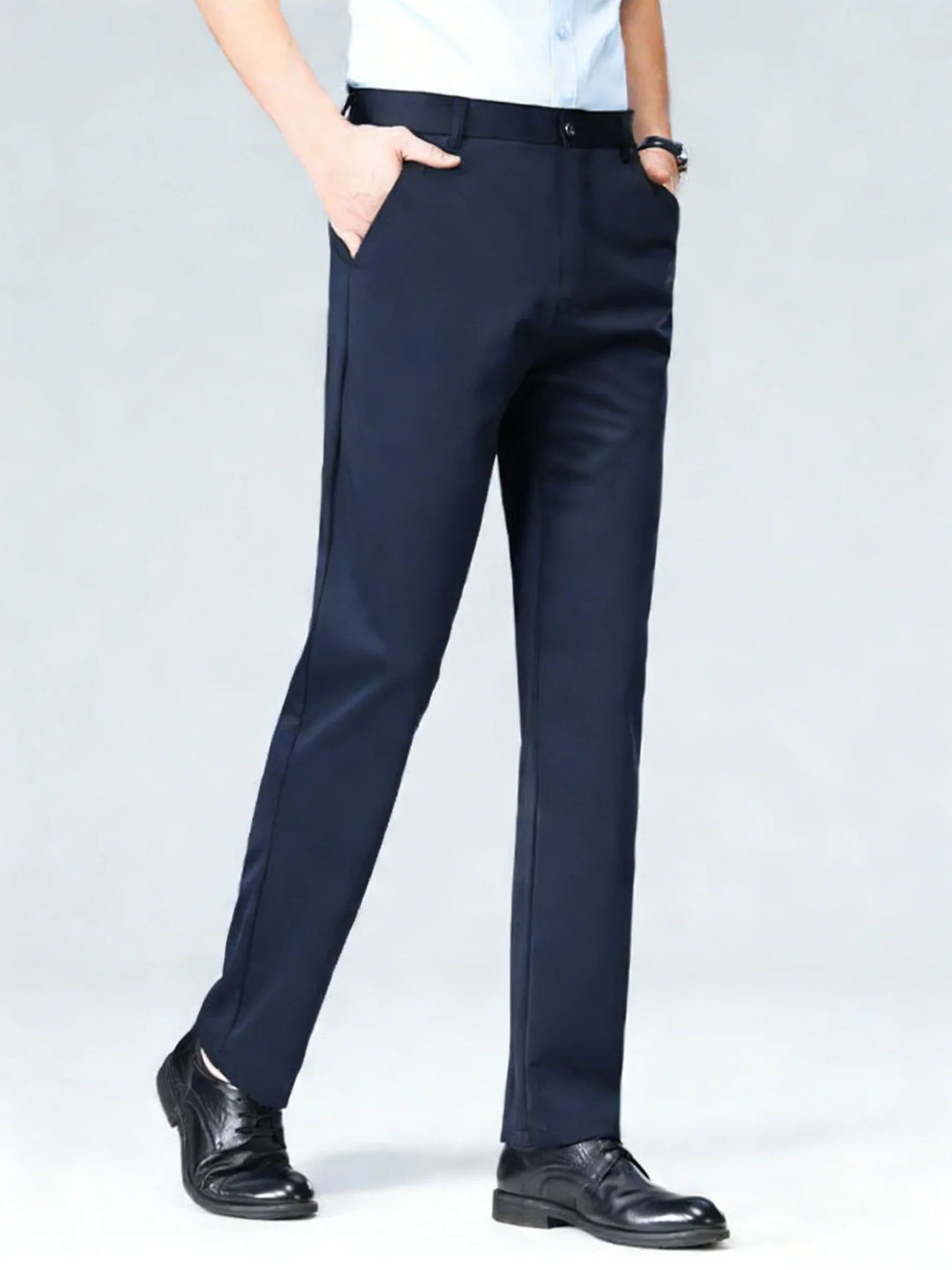 Men's Versatile Golf Pants Stretch Straight Fit Slacks Waterproof Trousers Lightweight Casual Pants for Outdoor Activities