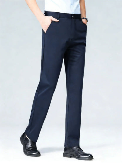 Men's Versatile Golf Pants Stretch Straight Fit Slacks Waterproof Trousers Lightweight Casual Pants for Outdoor Activities