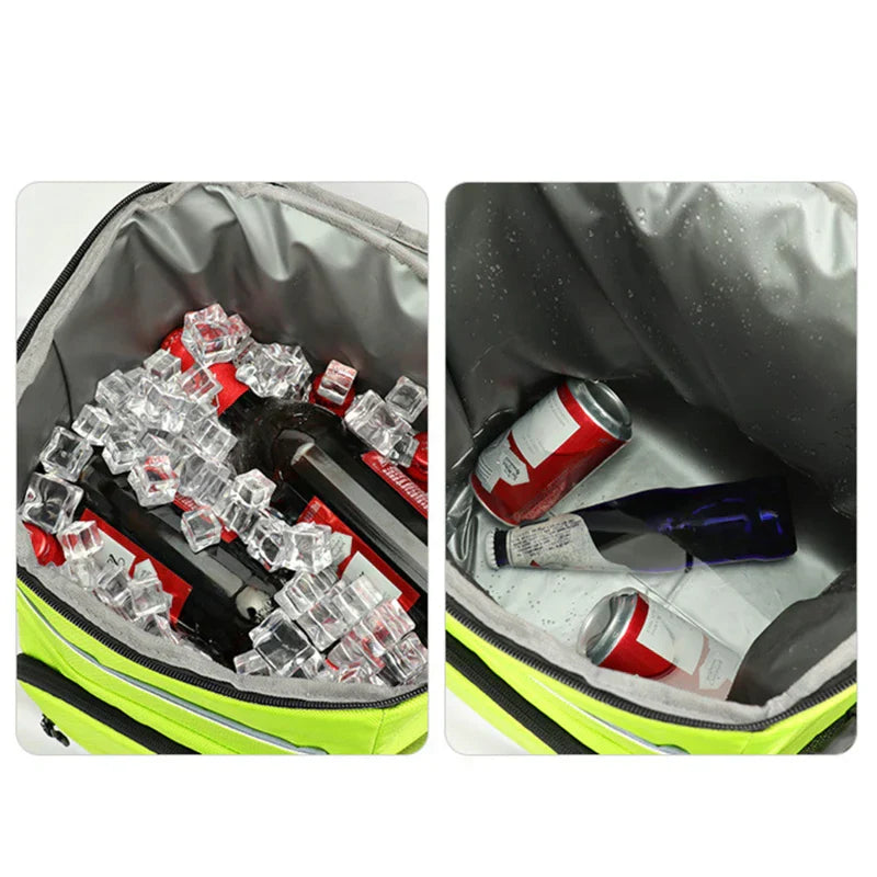 Refrigerator Bags Soft Insulated Cooler Backpack Thermal Isothermal Fridge Travel Outdoor Beach Ice Beer Backpack 30L