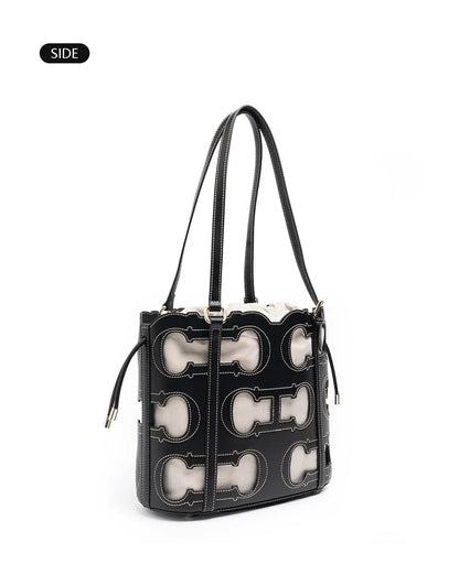 High-end Brand Women's Handbag Fashion Hollow 2025 New Large Capacity Simple Shoulder Bag