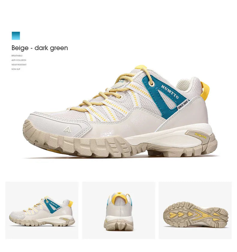 Hiking Shoes for Women Wear-resistant Outdoor Women's Sports Shoes Lace-Up Climbing Trekking Sneakers Woman 110609B