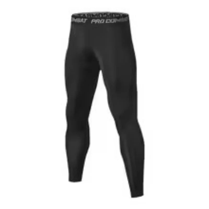 Men Compression Tight Leggings Running Sports Male Gym Fitness Jogging Pants Quick Dry Trousers Workout Training Yoga Bottoms