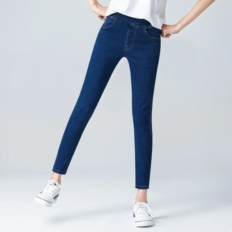 High Waist Tight Fashion Denim Trousers
