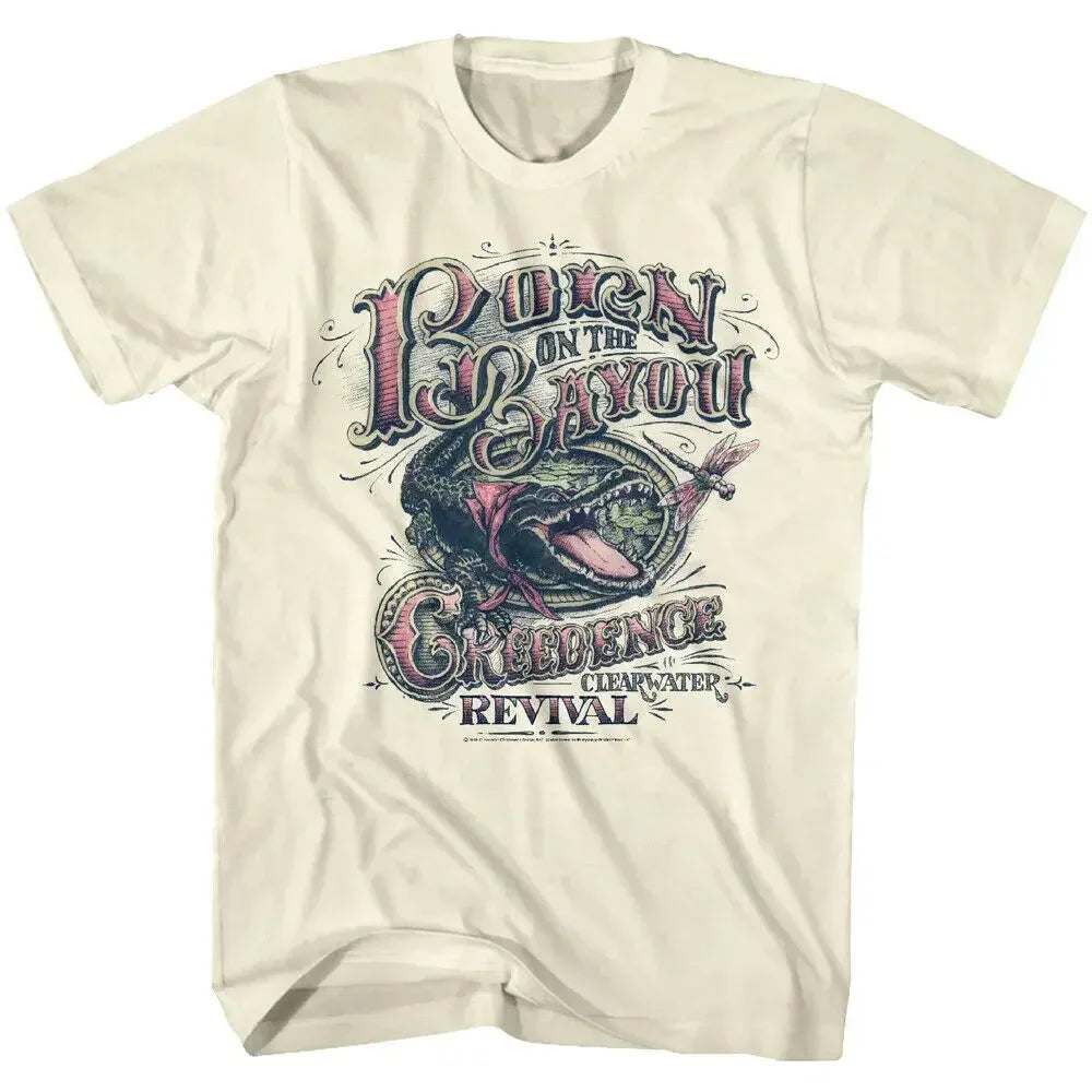 Short Sleeve Creedence Clearwater Revival Bikers Oversize T Shirt Funny Men Women T-shirt Cotton Streetwear Tops Tee Clothing