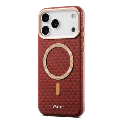 Leather Magnetic Phone Case For iPhone 17 16 15 14 13 Pro Max 17Pro 17Air Metal Lens Button Bumpe Cover