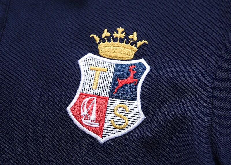 Men's polo shirt New Zealand Pacific Ocean cotton embroidery stitching color classic fashion original design pure cotton quality